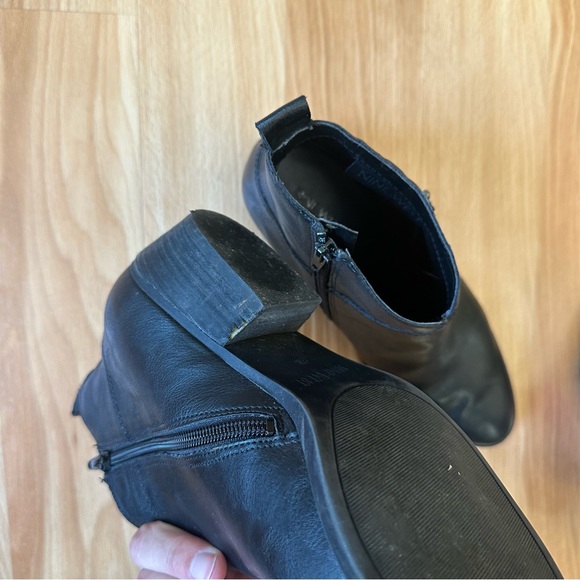 Nine West Black Ankle Booties with Side Zipper - Picture 9 of 11